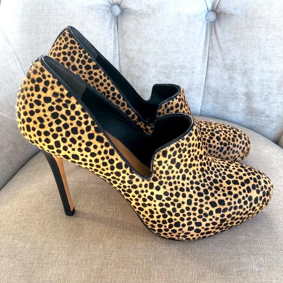 Ann Taylor Shoes - Ann Taylor Leopard Print Calf-Hair Heels